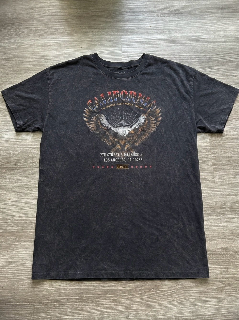 Hollister Mens Eagle California Large Graphic Tee Shirt 100% Cotton